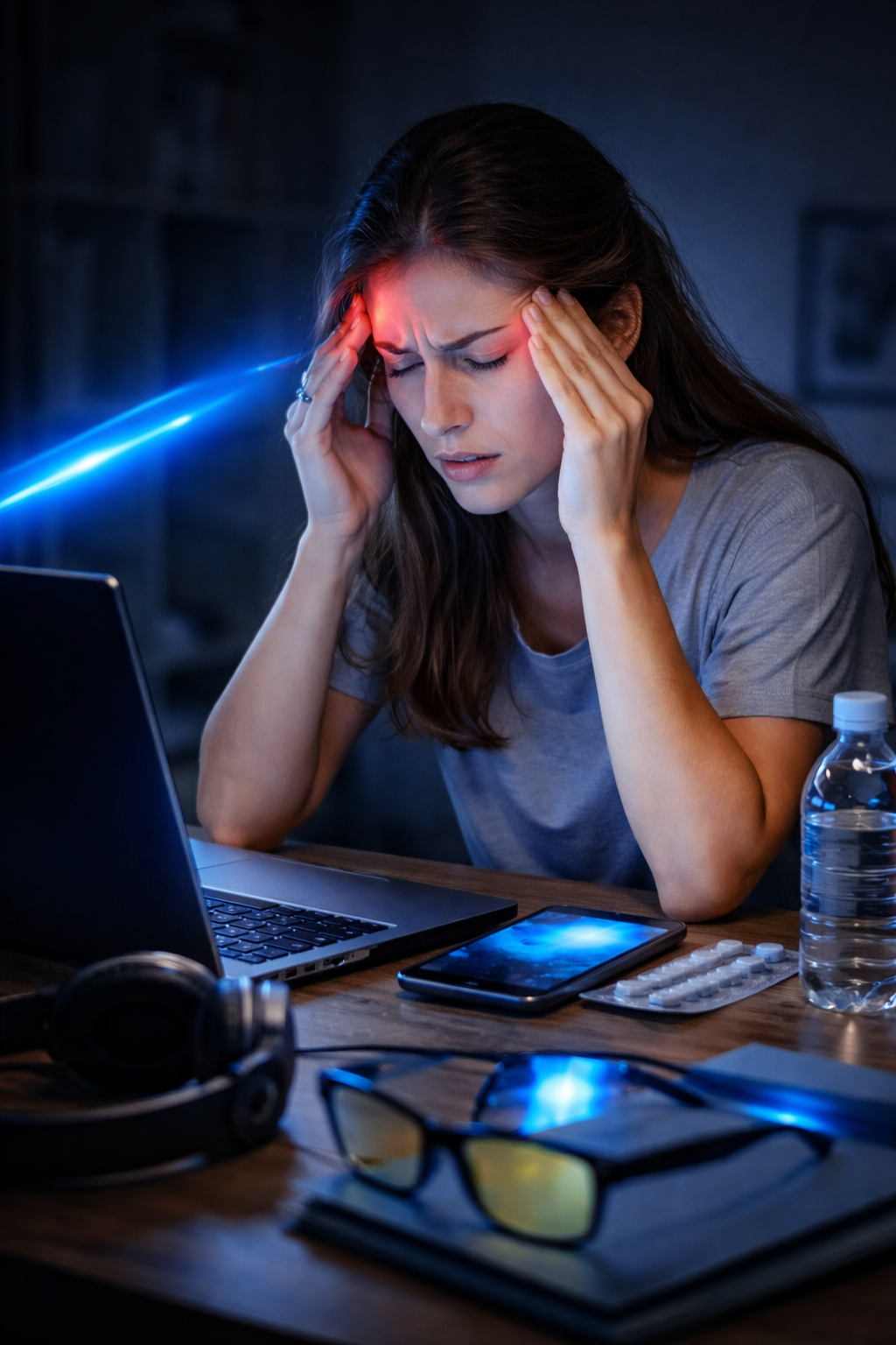 Lunettes anti-lumière bleue et migraines : une solution efficace contre les maux de tête liés aux écrans