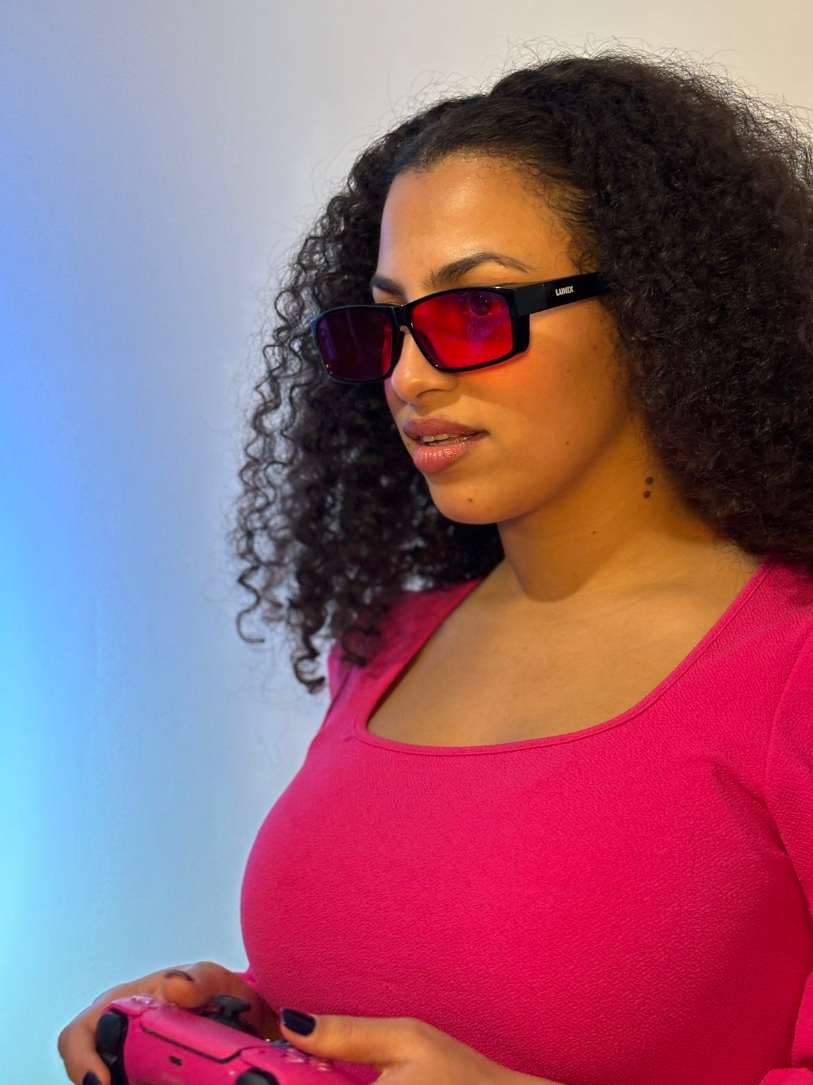 LUNIX Focus X – Lunettes Gaming Anti-Lumière Bleue